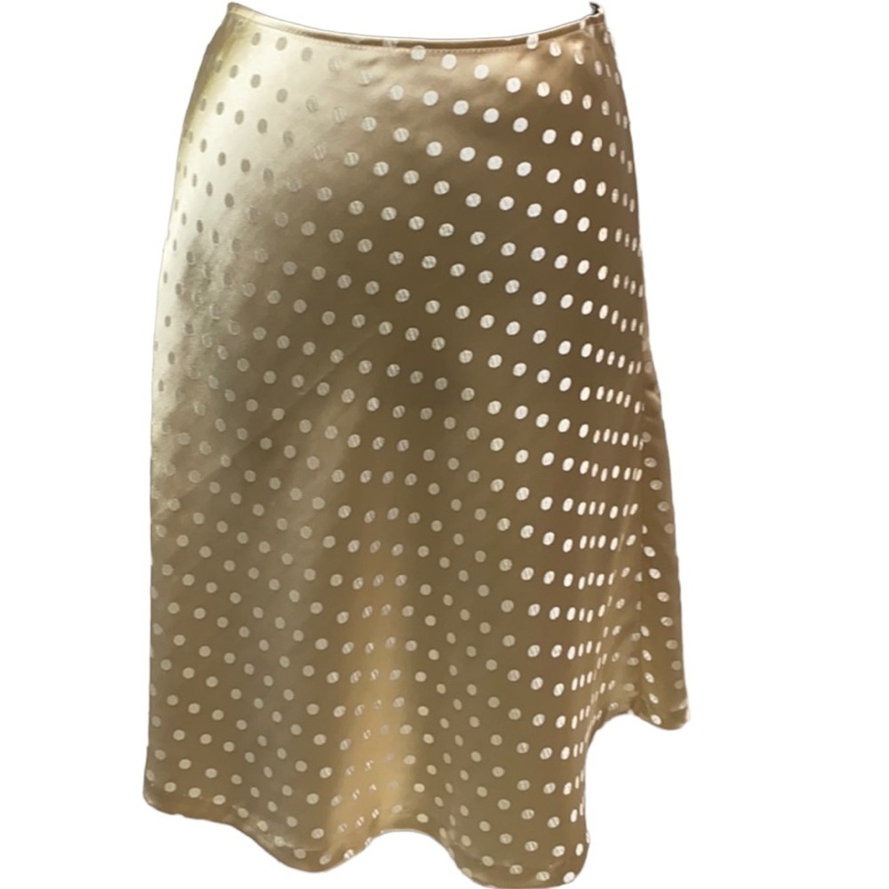 WHBM Polkadot Skirt Tan